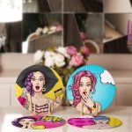 - Supla4lu-Set259-1 - Realhomes 4'lü Dama Zeminli Fashion Girl Tasarımlı Servis Altlığı & Supla Realhomes