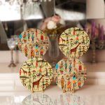 - Supla4lu-Set27 - Realhomes 4'lü Etnik Afrika Tasarımlı Servis Altlığı & Supla Realhomes