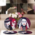 - Supla4lu-Set30-1 - Realhomes 4'lü Fashion Girl Tasarımlı Servis Altlığı & Supla Realhomes