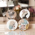 4'lü Bohemian Motifler Özel Tasarımlı  Servis Altlığı & Supla Realhomes