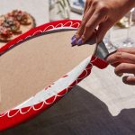 - Supla4lu-Set33-2 - Realhomes 4'lü Kırmızı Zemin Home Sweet Tasarımlı Servis Altlığı & Supla Realhomes