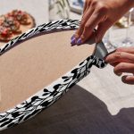 4'lü Siyah Beyaz Zebra Motif Home Sweet Tasarımlı Servis Altlığı & Supla Realhomes