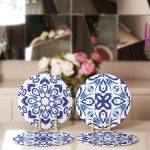 4'lü Mavi Çini Sanat Tasarımlı Servis Altlığı & Supla Realhomes