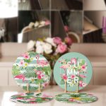 4'lü Flamingo & Summer Tasarımlı Servis Altlığı & Supla Realhomes