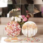 4'lü Sonbahar Yaprak & Ağaçları Motifli Servis Altlığı & Supla Realhomes