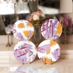 4'lü Fırça Darbeleri Motifli Servis Altlığı & Supla Realhomes