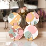 4'lü Onedraw Soft Renkli Modern Servis Altlığı & Supla Realhomes