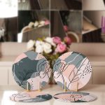 4'lü Onedraw Gül Çizimli Servis Altlığı & Supla Realhomes