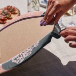 4'lü Onedraw Gül Çizimli Servis Altlığı & Supla Realhomes