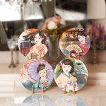 4'lü Japon Etnik Tasarımlı Servis Altlığı & Supla Realhomes