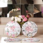 - Supla4lu-Set7-1 - Realhomes 4'lü Soft Pembe Gül Tasarımlı Servis Altlığı & Supla Realhomes