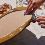 - Supla4lu-Set70-2 - Realhomes 4'lü Kahverenkli Kadın Etnik Figürlü Servis Altlığı & Supla Realhomes