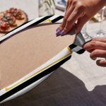 4'lü Siyah Beyaz Geyik & Gold Detaylı Servis Altlığı & Supla Realhomes