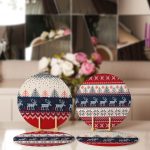 4'lü Yılbaşı Temalı Geyik Motifli Servis Altlığı & Supla Realhomes