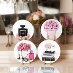 4'lü Parfüm Tasarımlı Servis Altlığı & Supla Realhomes