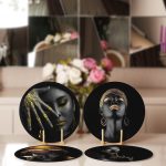 - Supla4lu-Set95-1 - Realhomes 4'lü Siyahi African Tasarımlı Servis Altlığı & Supla Realhomes