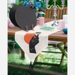 - SuplaRunner-DuzRenkSet-10093-Sanatsal-Yeseren-Cicek-Tasarimli-Dijital-Baskili-Dekoratif-Ucgen-Puskullu-Runner-1-Adet-6-Adet-Siyah-Renkli-Supla - Realhomes Sanatsal Yeşeren Çiçek Tasarımlı Dijital Baskılı Dekoratif Üçgen Püsküllü Runner 1 Adet & 6 Adet Siyah Rengarenk Supla Realhomes