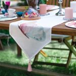 - SuplaRunnerSet498-Suluboya-Kelebek-Motifli-Dijital-Baskili-61-Supla-Runner-Seti-2 - Realhomes  Suluboya Kelebek Motifli Dijital Baskılı 6+1 Supla Runner Seti Realhomes