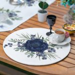 - SuplaRunnerSet504-Beyaz-Lacivert-Gul-Motifli-61-Supla-Runner-Seti-3 - Realhomes  Beyaz & Lacivert Gül Motifli 6+1 Supla Runner Seti Realhomes