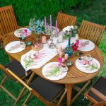 - SuplaRunnerSet513-Renkli-Tropik-Yaprak-Ozel-Tasarim-Motifli-61-Supla-Runner-Seti - Realhomes Renkli Tropik Yaprak Özel Tasarım Motifli 6+1 Supla Runner Seti Realhomes