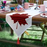 - SuplaRunnerSet522-Ekose-Yaprak-Motifli-Dijital-Baskili-61-Supla-Runner-Seti-2 - Realhomes Ekose Yaprak Motifli Dijital Baskılı 6+1 Supla Runner Seti Realhomes