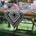 - SuplaRunnerSet523-Siyah-Beyaz-Iskandinav-Motifli-61-Supla-Runner-Seti-2 - Realhomes  Siyah Beyaz İskandinav Motifli 6+1 Supla Runner Seti Realhomes