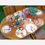 - SuplaRunnerSet524-Zurafa-Motifli-Dijital-Baskili-Ozel-Tasarim-61-Supla-Runner-Seti-1 - Realhomes Zürafa Motifli Dijital Baskılı Özel Tasarım 6+1 Supla Runner Seti Realhomes