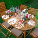 - SuplaRunnerSet524-Zurafa-Motifli-Dijital-Baskili-Ozel-Tasarim-61-Supla-Runner-Seti - Realhomes Zürafa Motifli Dijital Baskılı Özel Tasarım 6+1 Supla Runner Seti Realhomes