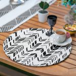 - SuplaRunnerSet540-Siyah-Beyaz-Iskandinav-Motifli-61-Supla-Runner-Seti-3 - Realhomes  Siyah Beyaz İskandinav Motifli 6+1 Supla Runner Seti Realhomes