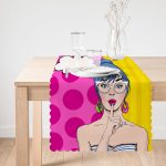 - runner164-1 - Realhomes  Pop Art Dijital Baskılı Dekoratif Özel Tasarım Runner Realhomes