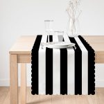 - runner2025-1 - Realhomes  Siyah Beyaz Çizgili Dekoratif Özel Tasarım Runner Realhomes