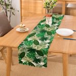 - runner2037 - Realhomes RealHomes Yaprak Motifli Dijital Baskılı Özel Tasarım Runner Realhomes