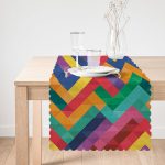 - runner2040-1 - Realhomes Renkli Geometrik Desen Dijital Baskılı Özel Tasarım Runner Realhomes