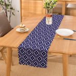 - runner2078 - Realhomes Modern Mavi Etnik Motifli Dijital Baskılı Özel Tasarım Runner Realhomes