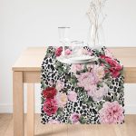 - runner2435-1 - Realhomes Leopar Temalı Kavaniçe Desenli Dijital Baskılı Özel Tasarım Runner Realhomes