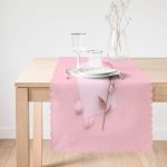 3D Gül ve Mektup Temalı Dijital Baskılı Özel Tasarım Runner Realhomes