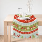 Renkli Yılbaşı Motifleri Dekoratif Özel Tasarım Runner Realhomes