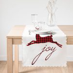 Joy Ekose Geyik Desenli Dekoratif Özel Tasarım Runner Realhomes