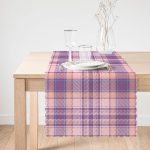 - runner3086-1 - Realhomes  Lila Ekose Desenli Dekoratif Özel Tasarım Runner Realhomes