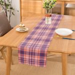 - runner3086 - Realhomes  Lila Ekose Desenli Dekoratif Özel Tasarım Runner Realhomes