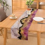 - runner3128 - Realhomes  Mürdüm Beyaz Altın Desenli Modern Özel Tasarım Runner Realhomes