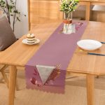 - runner3140 - Realhomes  Pembe Zeminli Üçgen Mermer Motifli Modern Özel Tasarım Runner Realhomes