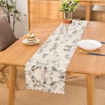 - runner3155 - Realhomes  Açık Mermer Zeminli Dijital Baskılı Özel Tasarım Runner Realhomes