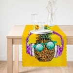 - runner3168-1 - Realhomes Summer Ananas Tasarımlı Dekoratif Özel Tasarım Runner Realhomes