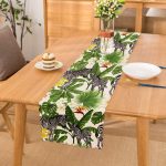 Pudra Zeminli Egzotik Zebra Tasarımlı Modern Özel Tasarım Runner Realhomes