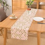 Üçgen Pudra Renkler Özel Tasarımlı Dekoratif Özel Tasarım Runner Realhomes