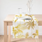 - runner3197-1 - Realhomes Altın Renkte Palmiyeler Özel Tasarım Runner Realhomes