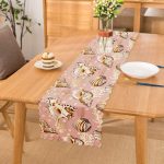 Pembe Zeminde Deniz Kabukları Modern Özel Tasarım Runner Realhomes