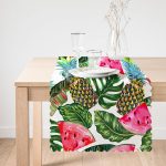 - runner3209-1 - Realhomes  Yaz Meyveleri Watercolor Serisi Modern Özel Tasarım Runner Realhomes