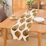 - runner3216 - Realhomes  3D Altın Yapraklar Özel Tasarımlı Modern Özel Tasarım Runner Realhomes